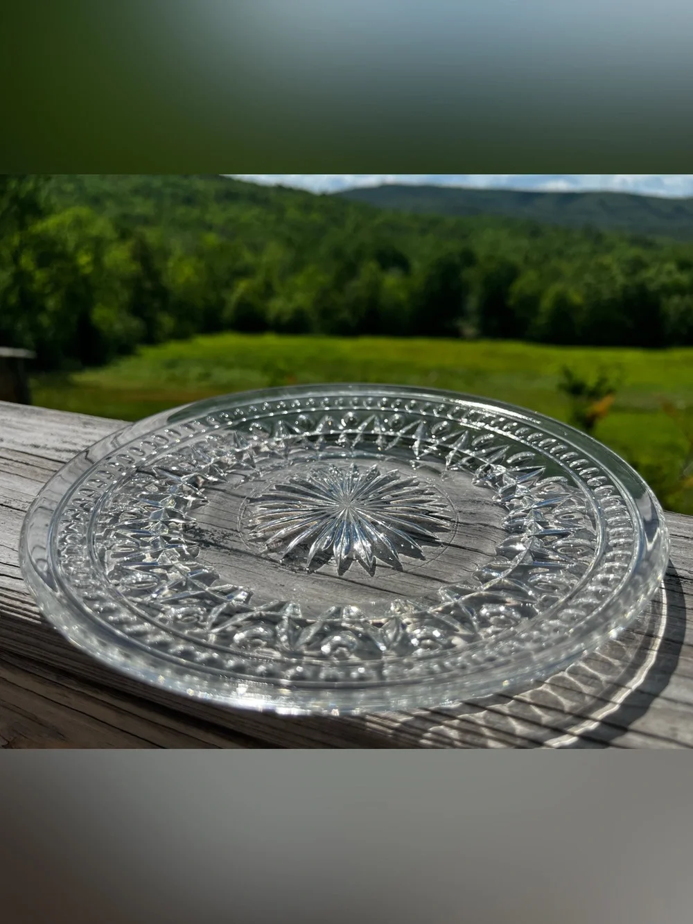 Vintage Indiana Glass Park Lane Lunch/ Salad Plates (set of 6) MCM
